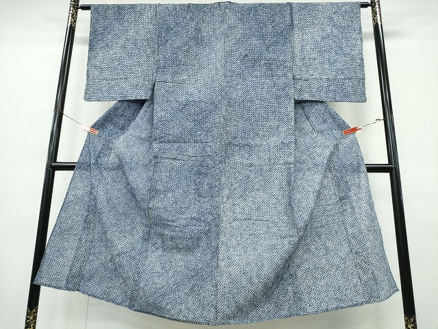 平和屋着物∴夏物　男性　浴衣　有松鳴海絞り　三浦絞り　綿　逸品　CABK5251ng