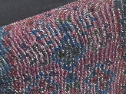 平和屋着物▽上質な紬　単衣　鏡裏花文　正絹　逸品　DABJ1106az