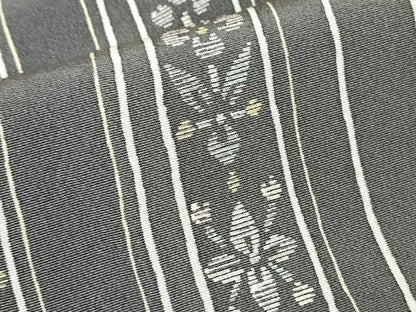 平和屋着物▽上質な小紋　単衣　花間道　正絹　逸品　DABJ1097az