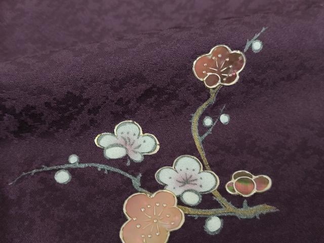 平和屋着物●訪問着　螺鈿　笹竹梅文　金彩　正絹　逸品　未使用　DABI6226ps