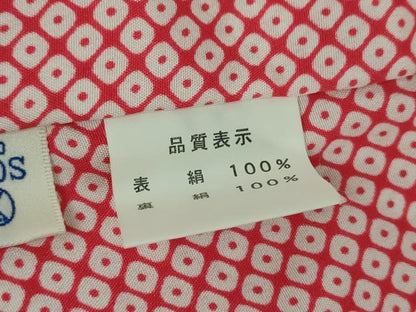 平和屋着物∵女の子　十三参り　子供　振袖　総絞り　刺繍　ラインストーン　花手毬　黒地　金彩　そごう扱い　正絹　逸品　DABI6223ps