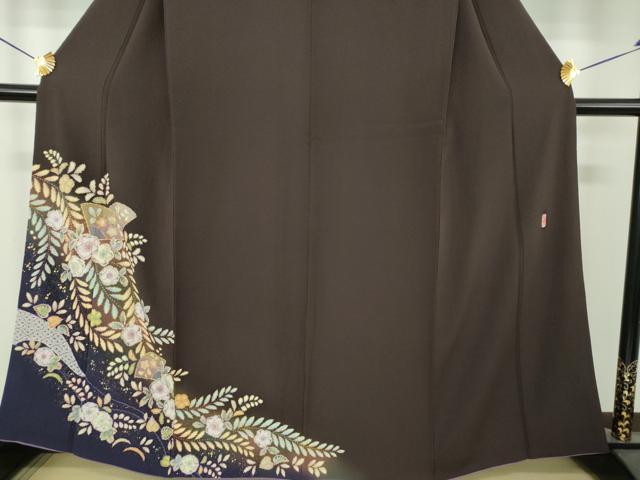 平和屋着物●越後十日町の一流染匠　桐屋・翠山工房　訪問着　絞り　辻が花　暈し染め　金彩　やまと誂製　正絹　逸品　DABI6231ps