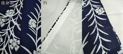平和屋着物∴夏物　浴衣　注染　撫子　手縫い　綿　逸品　CABK6571ze
