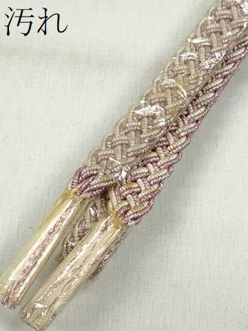 平和屋着物＊夏物　和装小物　上質な帯締め10本セット　金糸　逸品　未使用　CABK4964qe