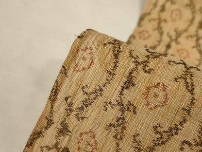 平和屋着物＊夏物　小千谷ちぢみ　唐草文　麻　逸品　AABL2645jd
