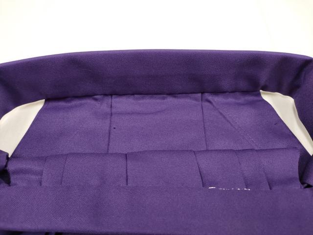 平和屋着物[]女の子　子供　行灯袴　総刺繍　舞桜鞠文　青紫色　金糸　洗える着物　DABH5438ea