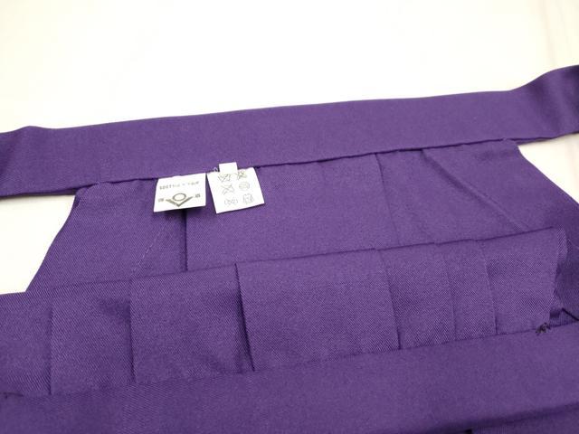 平和屋着物[]女の子　子供　行灯袴　総刺繍　くす玉舞桜文　菖蒲色　金糸　洗える着物　DABH5444ea
