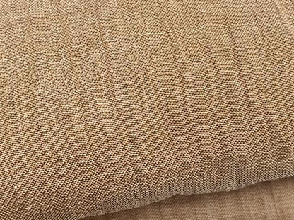 平和屋着物＊夏物　男性　本場小千谷ちぢみ　白茶色　麻　逸品　BAAY4188hv