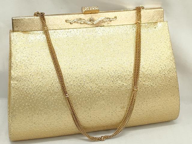 平和屋着物▼和装小物　和装バッグまとめて3点　ハンドバッグ　クラッチ　佐賀錦　草花文　霞文　金銀糸　逸品　DABJ2003xg