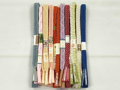 平和屋着物＊夏物　和装小物　上質な帯締め10本セット　逸品　未使用　CABK4958qe