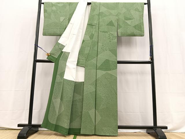 平和屋着物■小紋師　黒岩秀硯　江戸小紋　寄せ小紋柄　正絹　逸品　BAAX9916yc