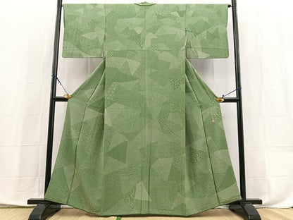 平和屋着物■小紋師　黒岩秀硯　江戸小紋　寄せ小紋柄　正絹　逸品　BAAX9916yc