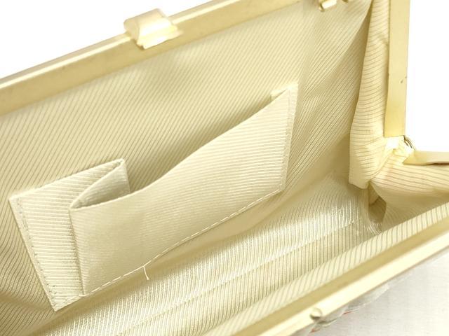 平和屋着物▼和装小物　和装バッグまとめて3点　ハンドバッグ　クラッチ　佐賀錦　流水草花文　花唐草文　金銀糸　逸品　DABJ2009xg