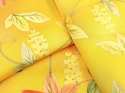 平和屋着物■上質な小紋　ろうけつ染め　成り物　暈し染め　正絹　逸品　BAAX9965yc