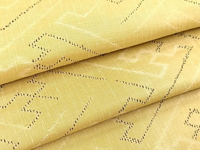 平和屋着物■上質な紬　紗綾形文　正絹　逸品　未使用　BAAX9952yc