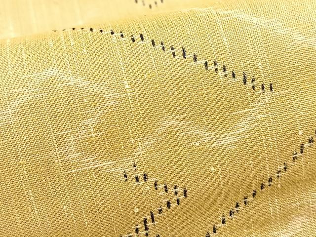 平和屋着物■上質な紬　紗綾形文　正絹　逸品　未使用　BAAX9952yc