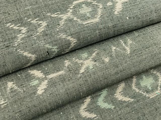 平和屋着物■上質な紬　幾何学文様　正絹　逸品　未使用　BAAX9950yc