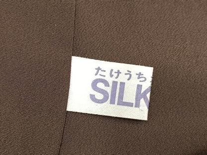 平和屋着物●上質な小紋　霞文　暈し染め　正絹　逸品　未使用　BAAX9993yc
