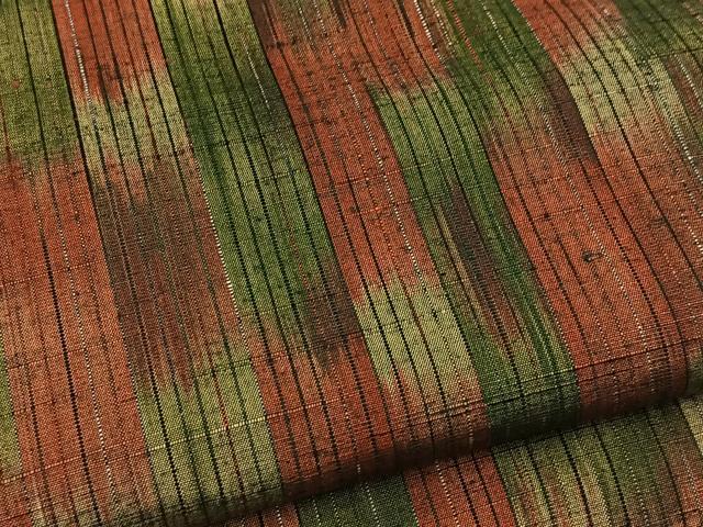 平和屋着物■上質な紬　霞文　正絹　逸品　BAAX9992yc