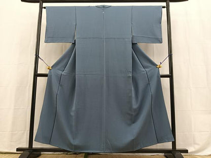 平和屋着物■上質な色無地　薄花色　正絹　逸品　BAAX9983yc
