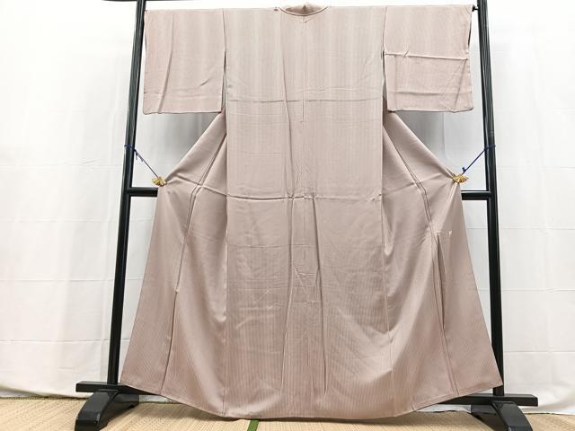 平和屋着物■上質な小紋　作家物　霞文　正絹　逸品　BAAX9979yc