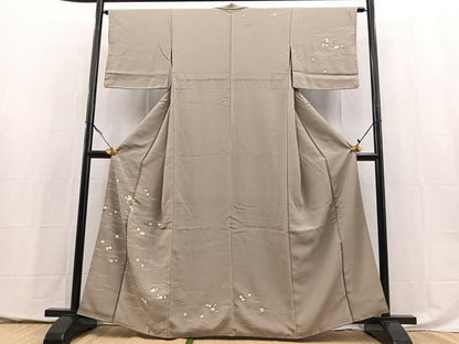 平和屋着物●訪問着　吹き寄せ文　金彩　正絹　逸品　BAAX9985yc