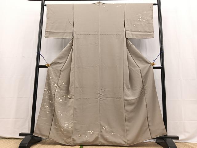 平和屋着物●訪問着　吹き寄せ文　金彩　正絹　逸品　BAAX9985yc