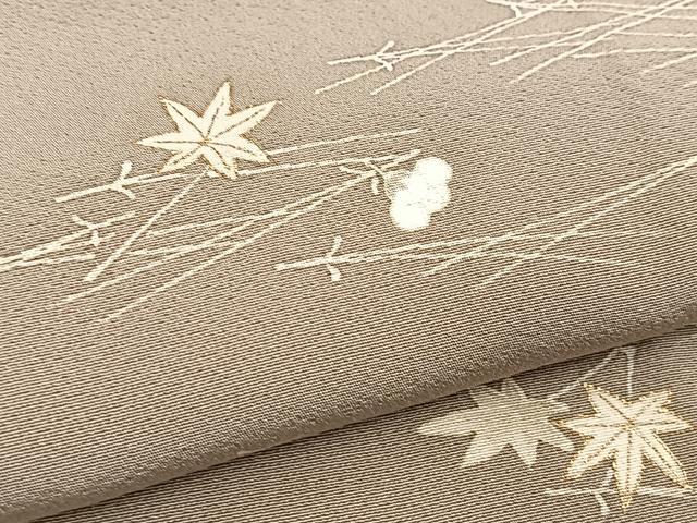 平和屋着物●訪問着　吹き寄せ文　金彩　正絹　逸品　BAAX9985yc