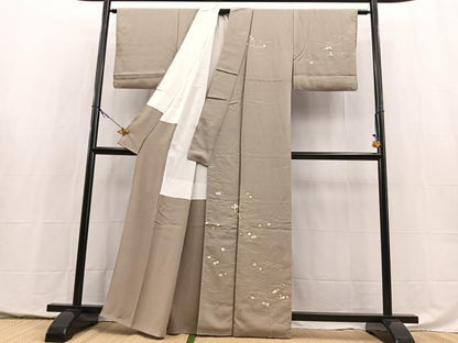 平和屋着物●訪問着　吹き寄せ文　金彩　正絹　逸品　BAAX9985yc