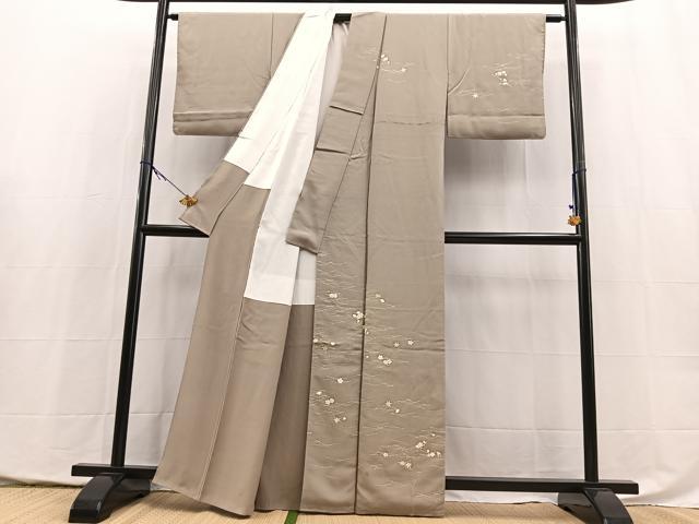 平和屋着物●訪問着　吹き寄せ文　金彩　正絹　逸品　BAAX9985yc