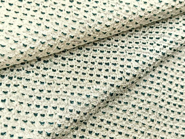 平和屋着物■大変加工の良い総絞り小紋　正絹　逸品　BAAY5402yc