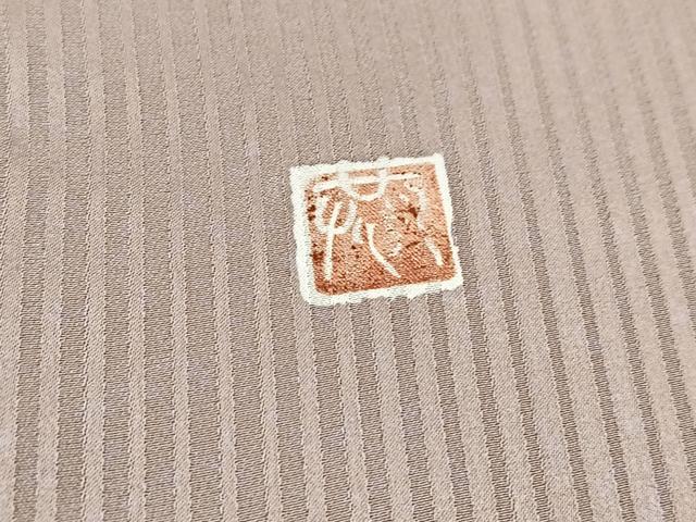 平和屋着物■上質な小紋　作家物　霞文　正絹　逸品　BAAX9979yc