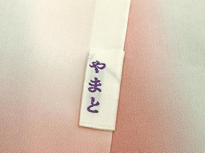 平和屋着物■訪問着　檜扇吉祥花文　銀彩　やまと誂製　正絹　逸品　BAAX9987yc
