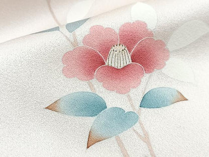 平和屋着物■訪問着 文箱椿文 金彩 松坂屋扱い 正絹 逸品 BAAY5415yc
