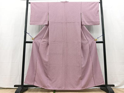 平和屋着物■上質な小紋　小花尽くし　正絹　逸品　BAAY5434yc