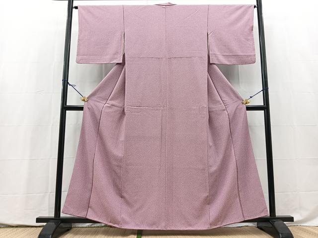 平和屋着物■上質な小紋　小花尽くし　正絹　逸品　BAAY5434yc