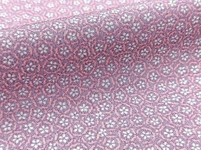 平和屋着物■上質な小紋　小花尽くし　正絹　逸品　BAAY5434yc