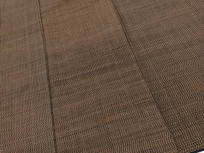 平和屋着物■男性　紬　幾何学文様　正絹　逸品　BAAY5432yc