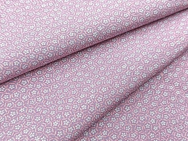 平和屋着物■上質な小紋　小花尽くし　正絹　逸品　BAAY5434yc