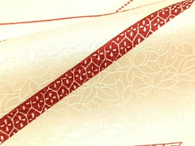 平和屋着物■上質な小紋　幾何学文様　正絹　逸品　BAAY5420yc