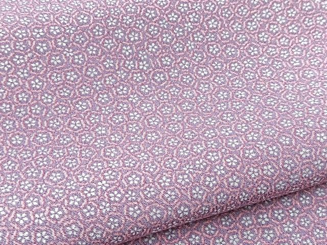 平和屋着物■上質な小紋　小花尽くし　正絹　逸品　BAAY5434yc