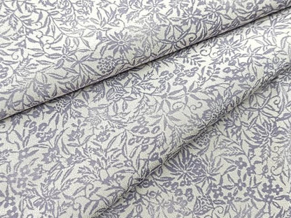 平和屋着物■上質な小紋　型染め　更紗花文　正絹　逸品　BAAY5419yc