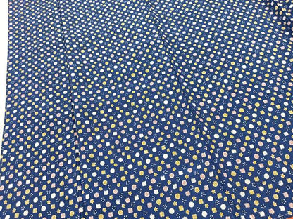 平和屋着物■上質な小紋　型染め　草花文　正絹　逸品　未使用　BAAY5433yc