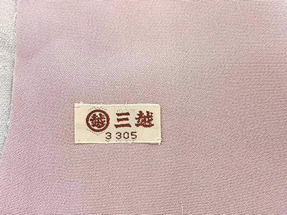 平和屋着物■訪問着　刺繍　草花文　暈し染め　銀彩　三越扱い　正絹　逸品　BAAY5446yc