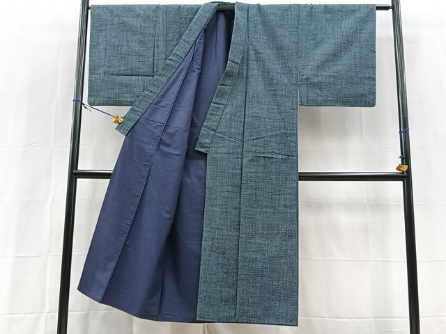 平和屋着物■男性　紬　霞文　正絹　逸品　BAAY5447yc