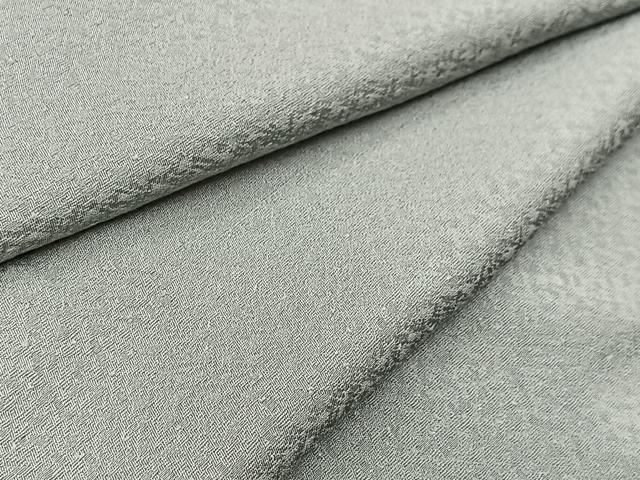 平和屋着物■上質な色無地　紋意匠　深川鼠色　正絹　逸品　未使用　BAAY5453yc