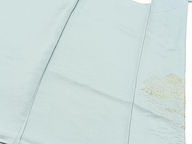 平和屋着物■豪華色留袖　寿光織　流水風景文　金糸　正絹　逸品　BAAY5491yc