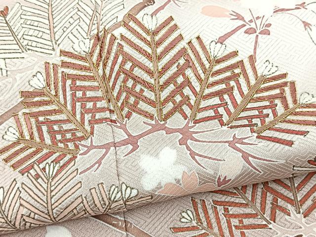 平和屋着物■豪華色留袖　作家物　駒刺繍　松桜文　暈し染め　金彩　正絹　逸品　BAAY5498yc