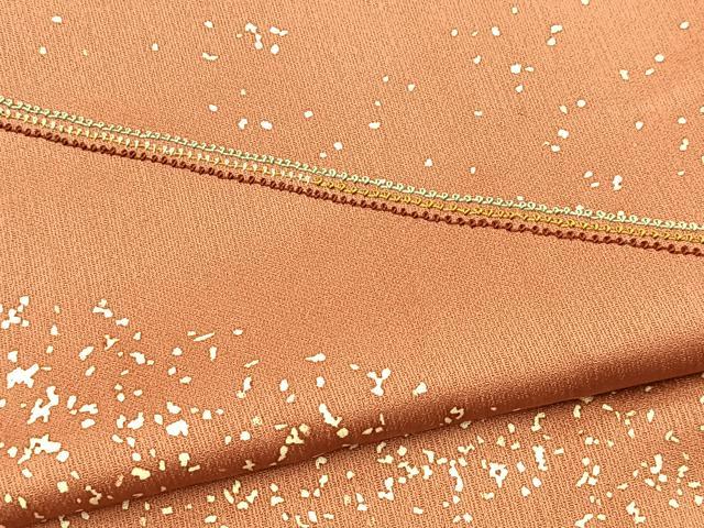 平和屋着物■中国三大刺繍　相良刺繍　訪問着　斜線文　正絹　逸品　BAAY5488yc