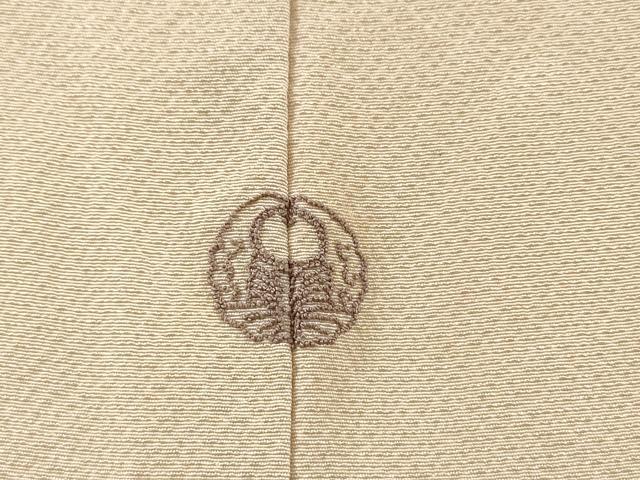 平和屋着物▼訪問着　刺繍　手描き　枝花　正絹　逸品　DABI7366fe